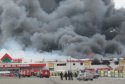 Запорожье: Пожар в гипермаркете "Новая линия" продолжается!!!