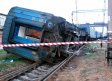 Авария десятилетия на станции Запорожье-I: поезд сошел с рельсов… и перекинулся на бок!!!