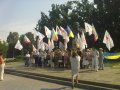 В Запорожье объединенная оппозиция отпраздновала День Независимости.